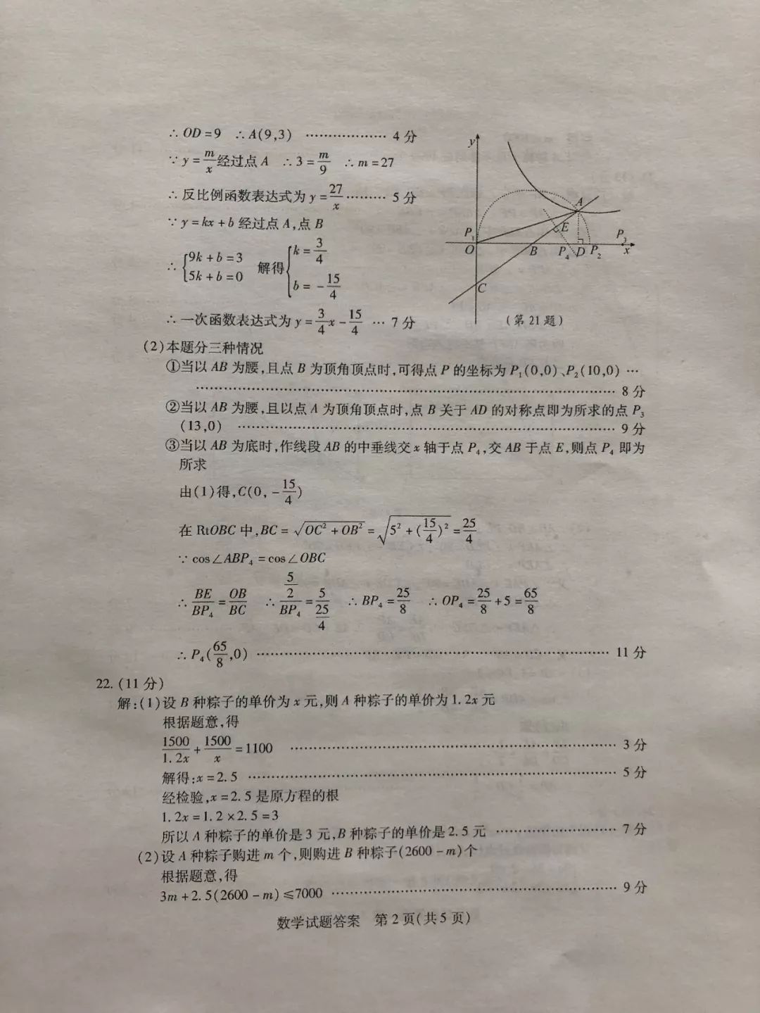 2019年山东泰安中考数学真题答案【图片版】2.jpeg