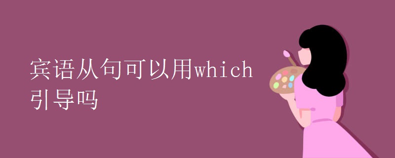 宾语从句可以用which引导吗