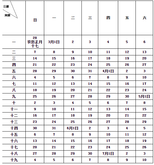 钦州中小学2020-2021校历 寒暑假时间安排