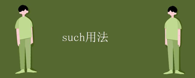 such用法