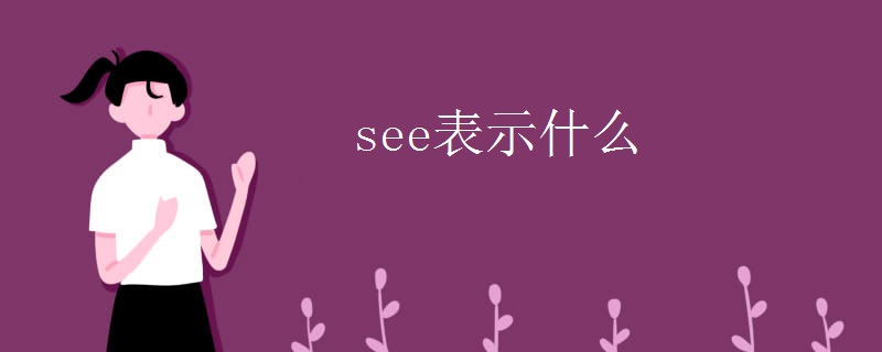 see表示什么