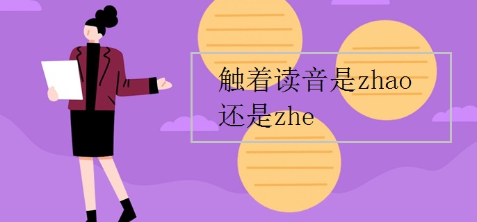触着读音是zhao还是zhe