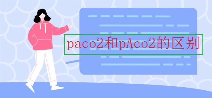 paco2和pAco2的区别