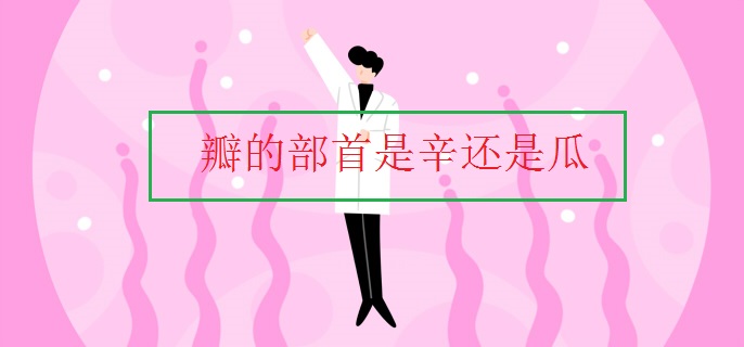 瓣的部首是辛还是瓜