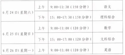 2023六盘水中考具体时间安排 什么时候考试