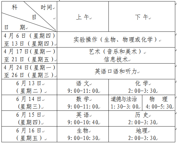 青岛中考时间2023年具体时间 2023中考详细时间