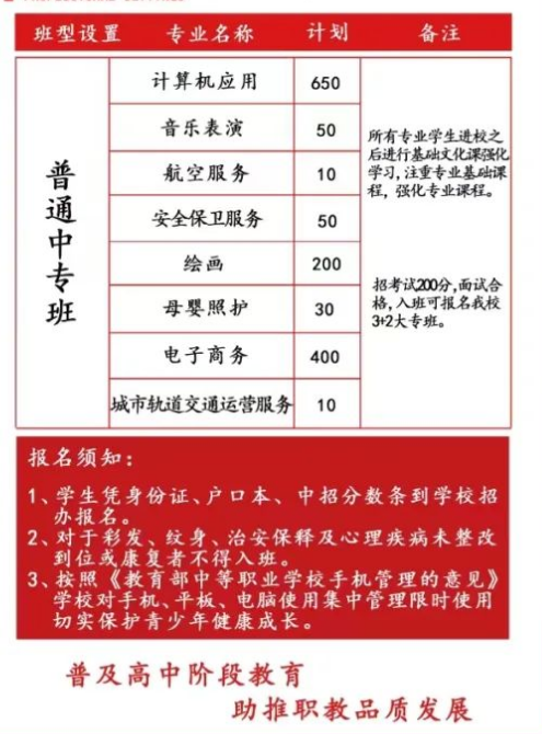 郑州创新科技中等专业学校招生章程