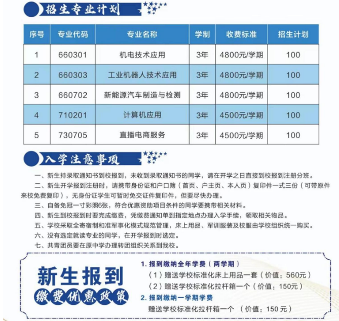 太康县弘源中等职业学校招生章程